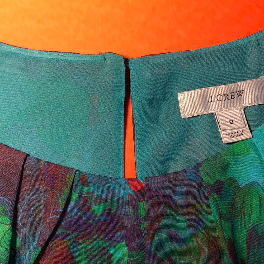 J.CREW silk long sleeve blouse - Picture 5 of 8